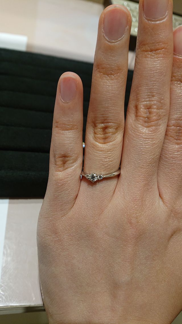 普段使い用 婚約指輪