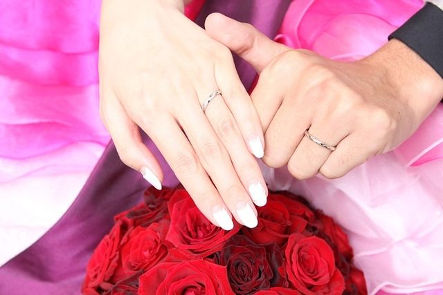 実際に結婚式で着用した写真です