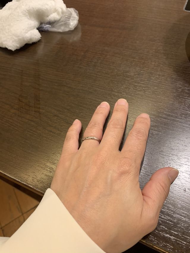 私のものです。ダイヤがたくさん入っています。