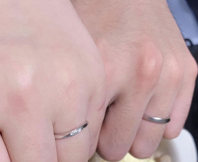 右が夫で左が私です。
