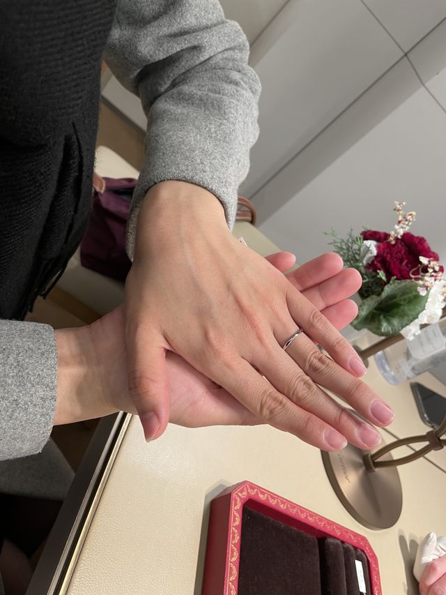 「1895 ウェディング リング」つけ心地がとてもよいです。