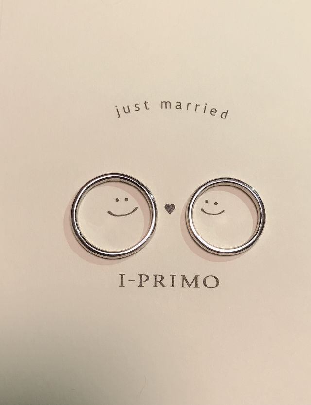 結婚指輪です！