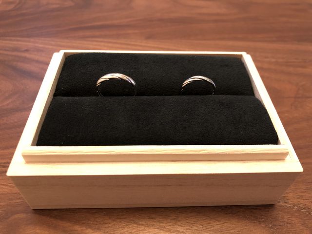 結婚指輪を購入。
指に馴染んだデザインで気に入りました。