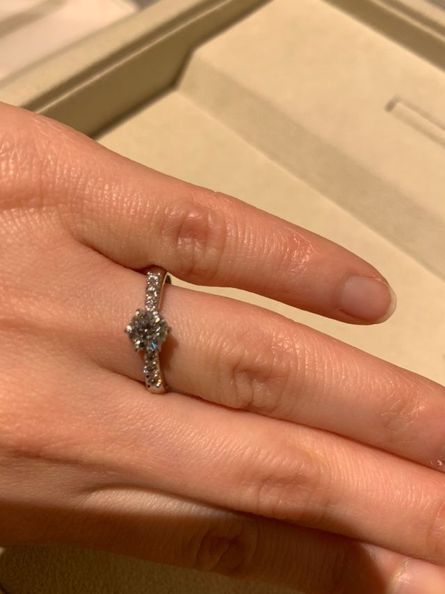 ゴージャスな感じの指輪が多かった！