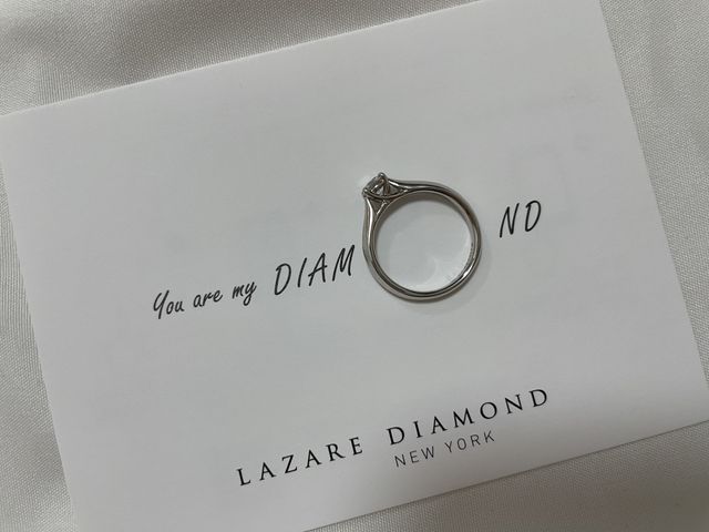 指輪と一緒にいただいたので撮ってみました