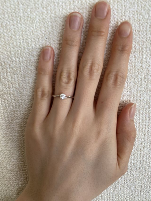 指輪をつけたときです