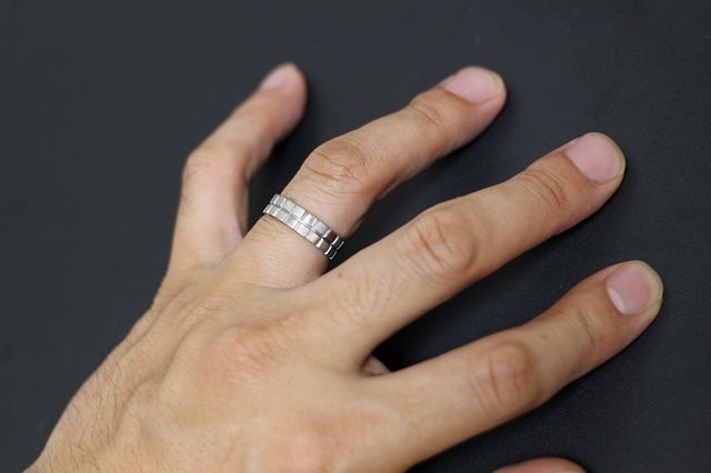 指輪のカジュアル感がでてると思います
