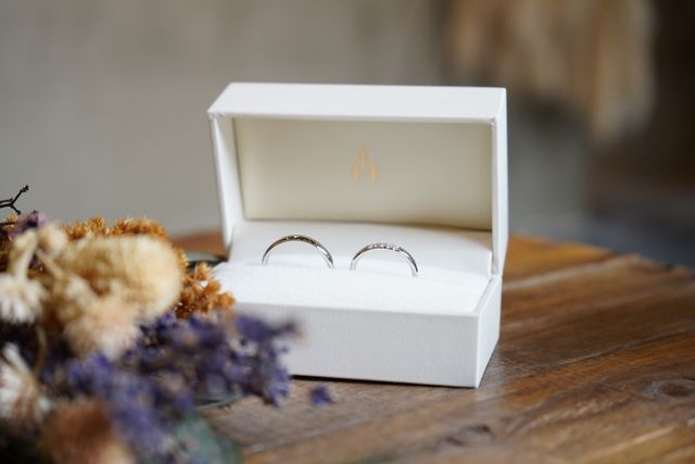 結婚指輪を作成しました