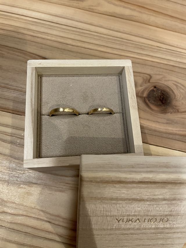 結婚指輪Passage of time