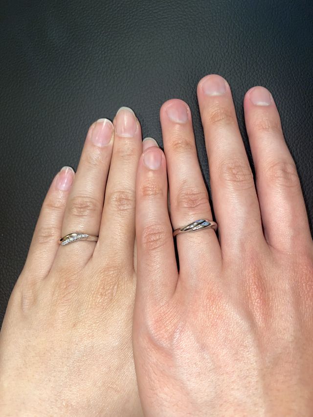 結婚指輪として購入しました。