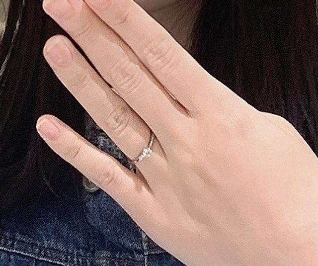 初めて着けた時の写真です。