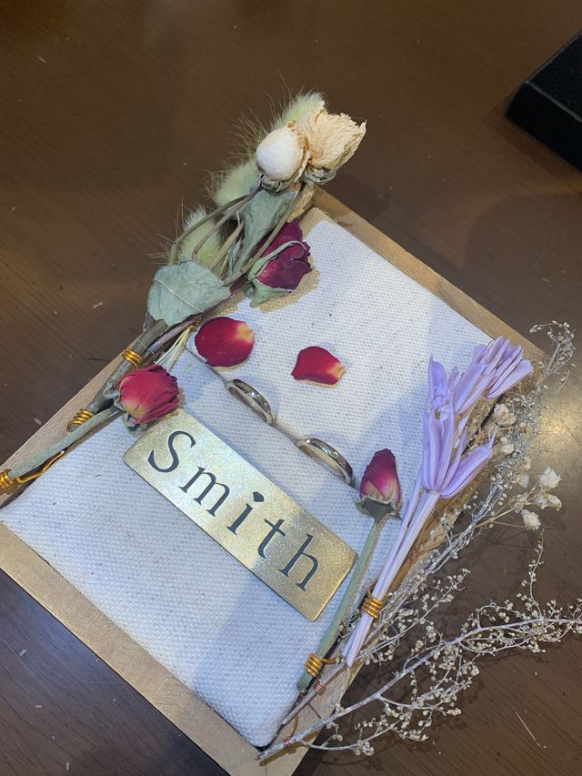 とても素敵な結婚指輪を作ることが出来ました♪