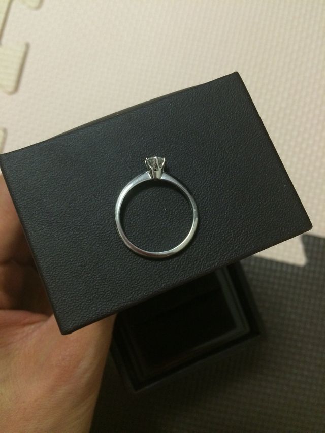 横から見た指輪