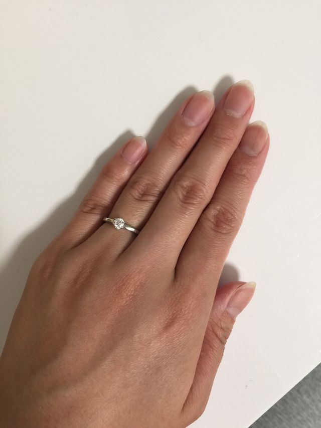 実際の装着時の写真〜上から〜