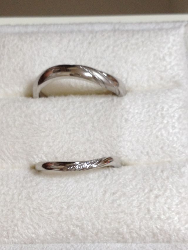 結婚指輪です。