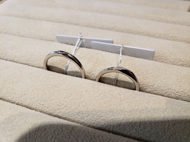 購入した結婚指輪です。