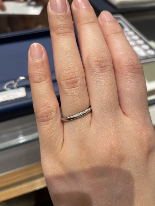 試着時指輪です。