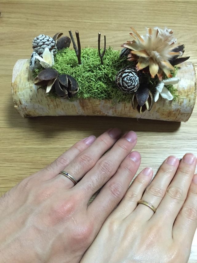 二人でお互いのリングを作成するので、責任重大です。