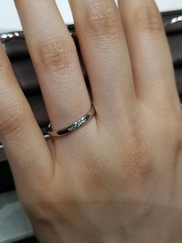 シンプルで品があるデザインでした。