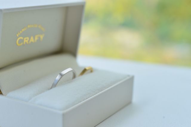 綺麗なボックスに入りで、指輪の交換時このまま使用しました。