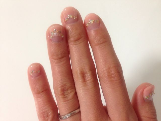 新婚旅行時のネイル＆結婚指輪