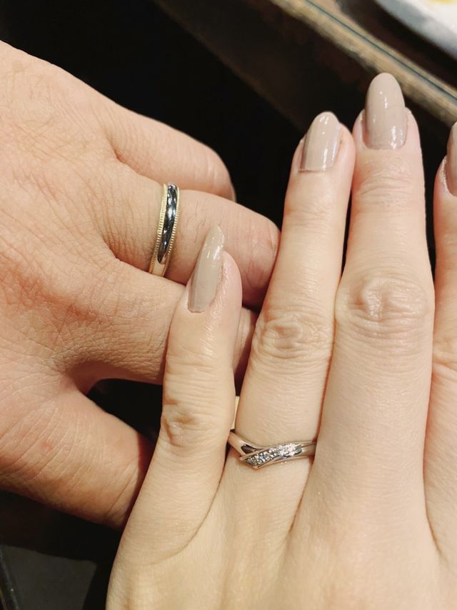 デザインはお互いの雰囲気に合うものに決めました。