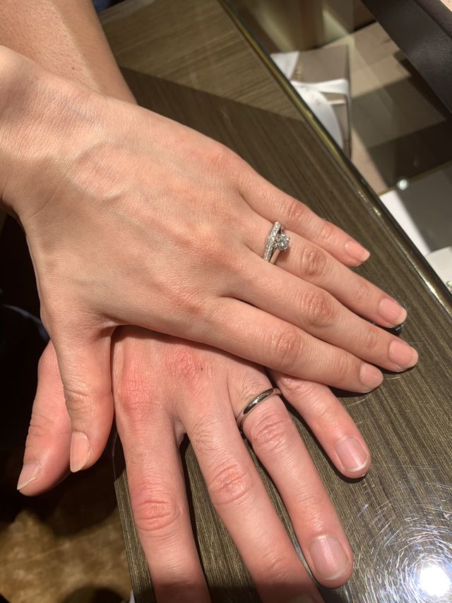 ハーフダイヤモンドリング