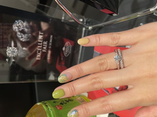 重ね付けをした時をイメージしました。