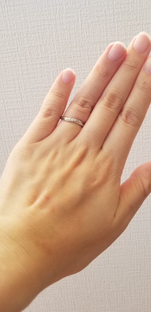 指に違和感なく、着けごこに抜群！