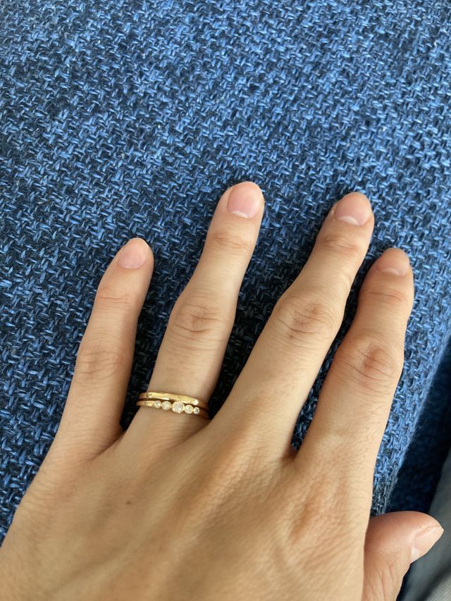 イエローゴールド
平打
クリア