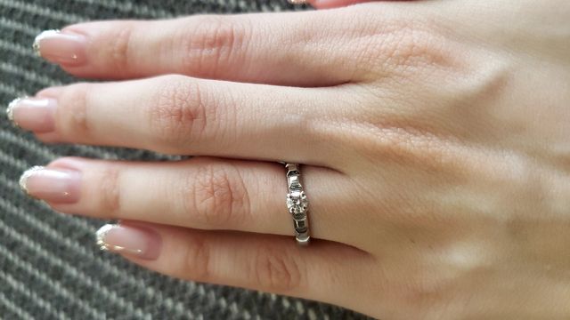 特徴的でとても可愛いリングです。