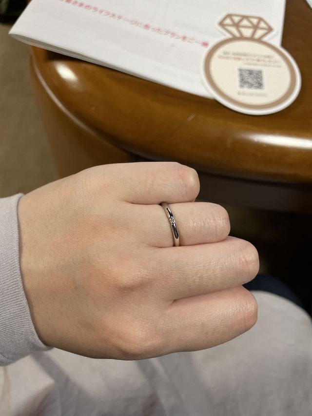 結婚指輪。