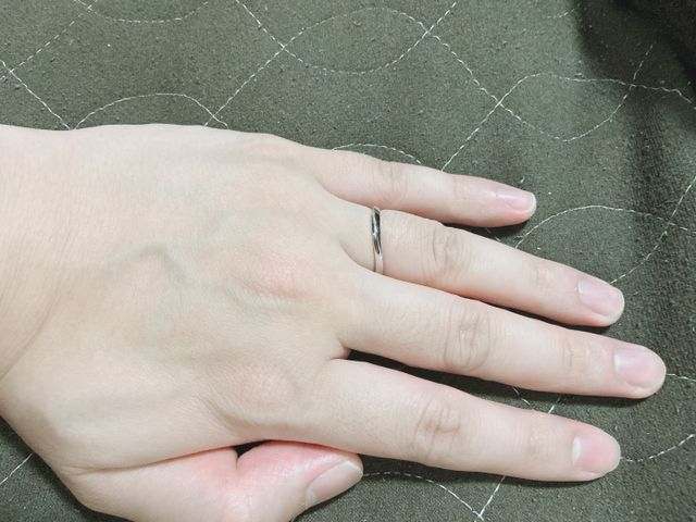 結婚指輪で購入。