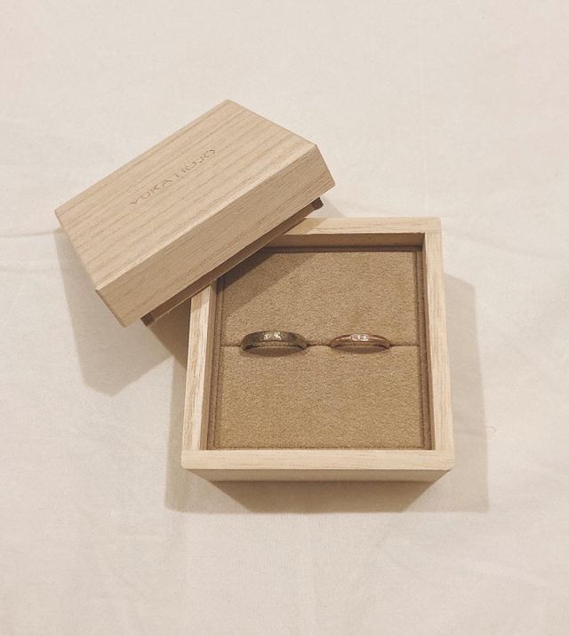 デザインはお互い好みのものを選びました。