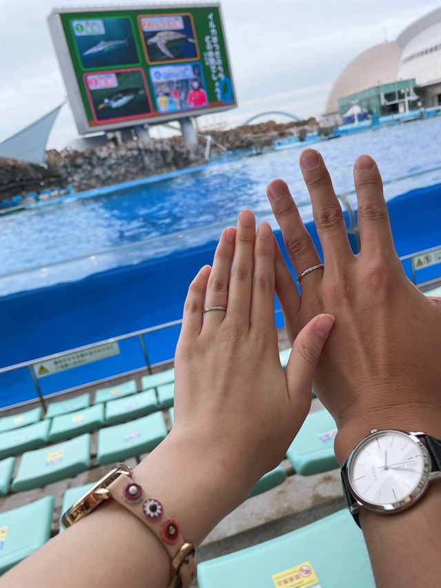 指輪交換したとき