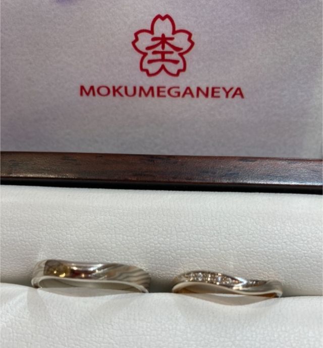 結婚指輪ペア（ダイヤモンド付）