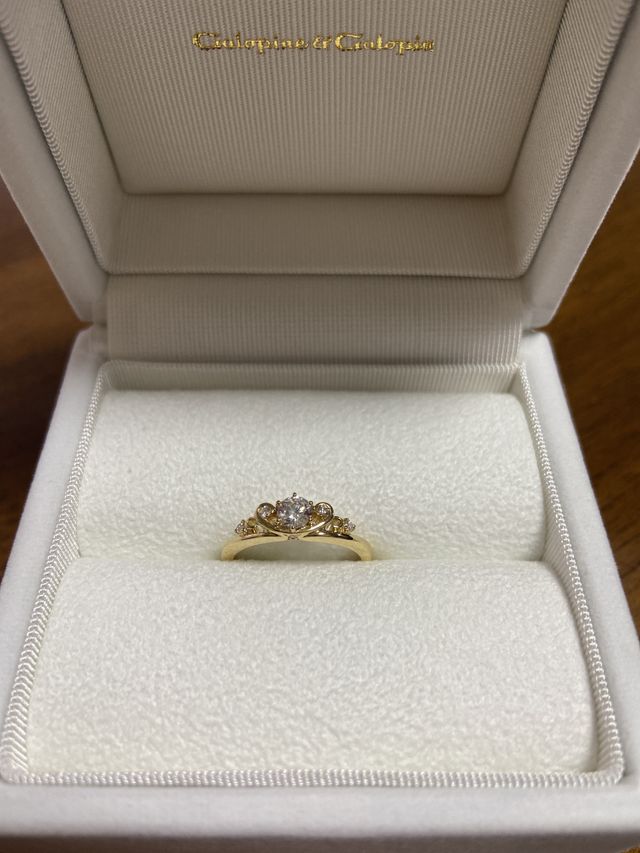 ティンカーベルをイメージした指輪です！