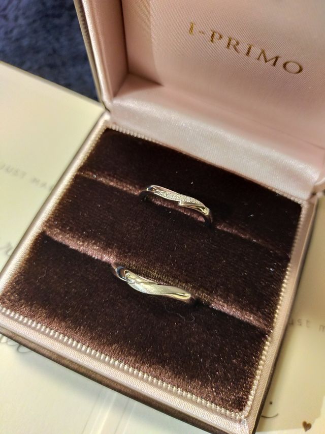 指輪購入後