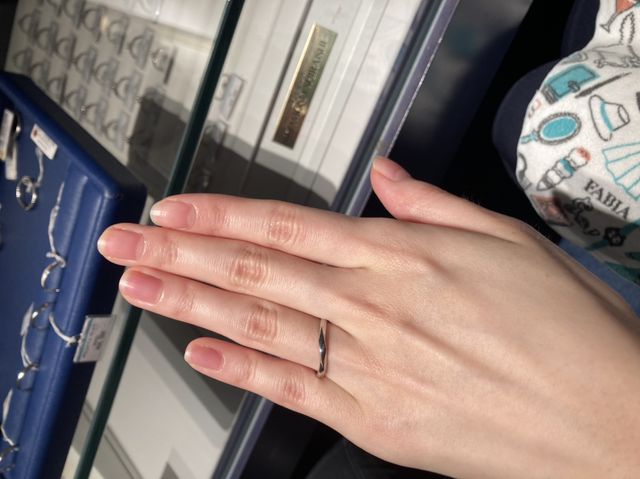 ウェーブデザインが素敵でした