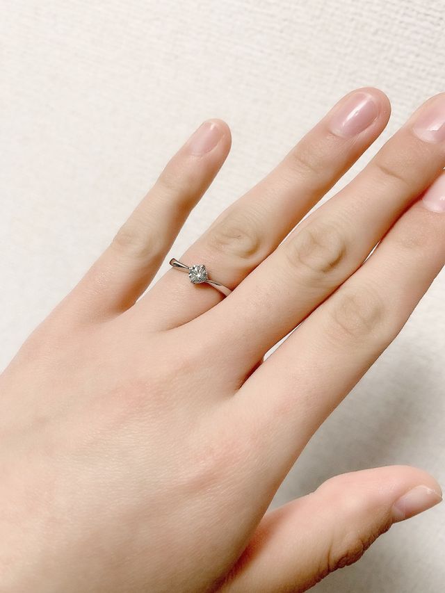 婚約指輪、着用