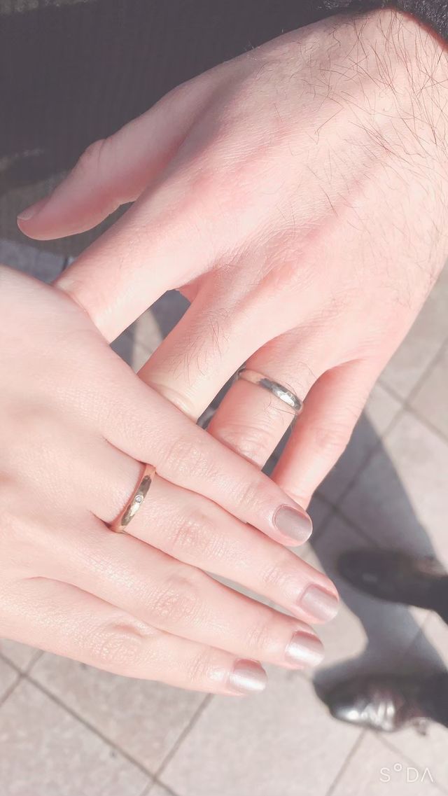 結婚指輪の装用時です