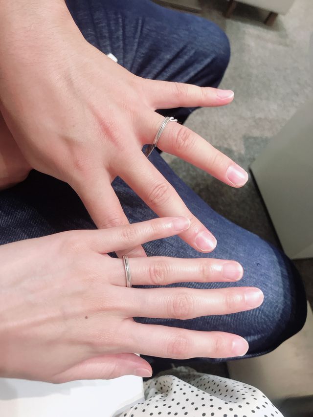 ミル打ちされたデザインにしました。