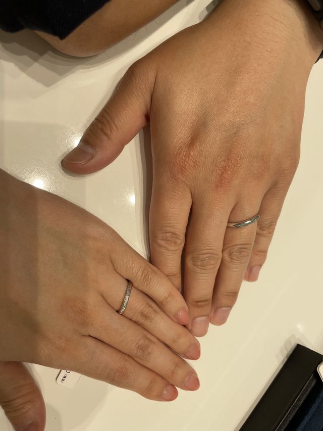 指にとてもフィットして、つけ心地が良かったです。