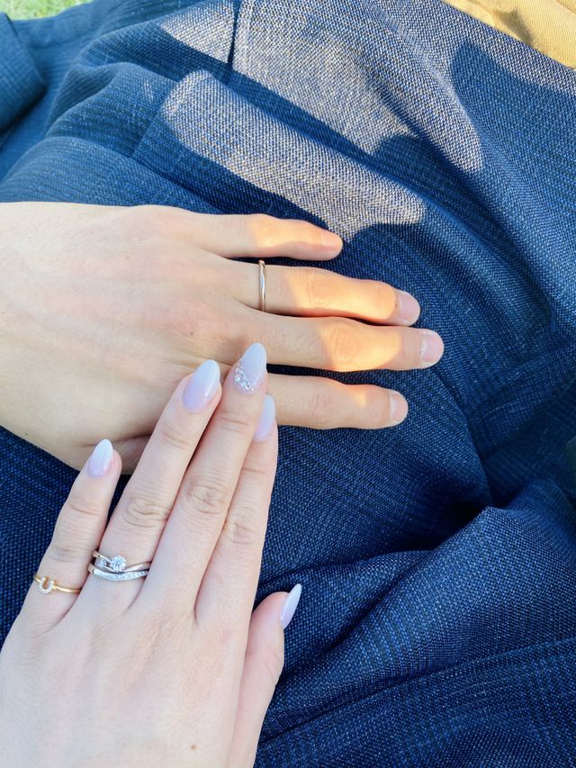 結婚指輪と婚約指輪指輪両方購入しました。