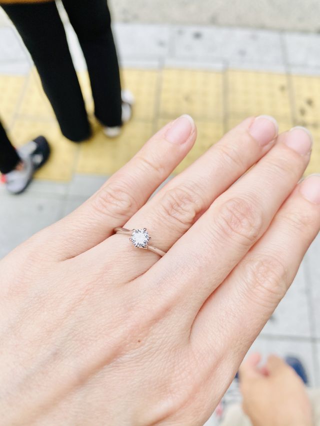 シンプルでステキな指輪に出会えて幸せです♪