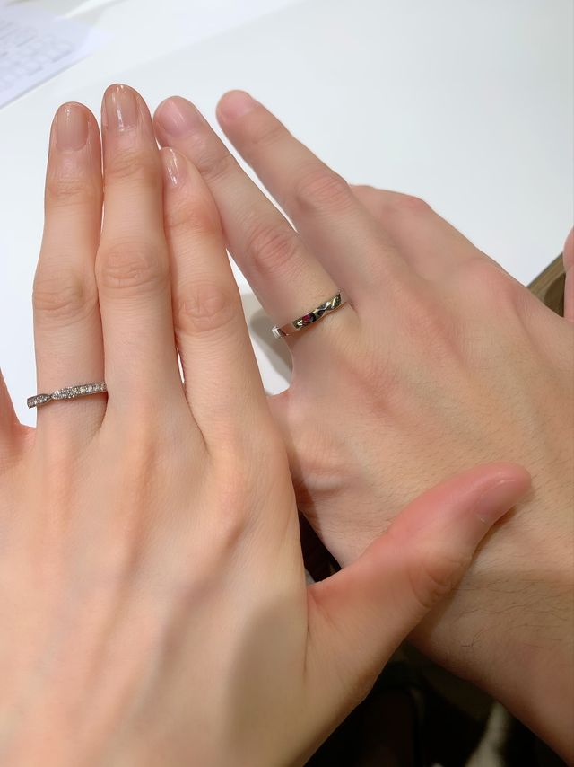withの結婚指輪です☆