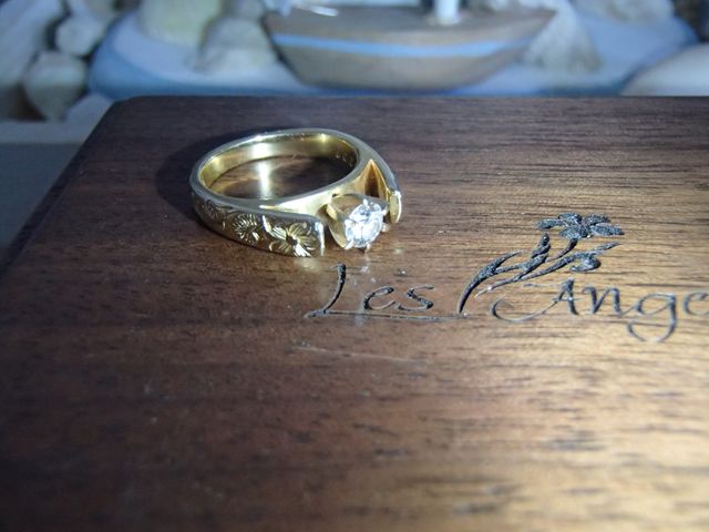 イエローゴールドにダイヤが綺麗