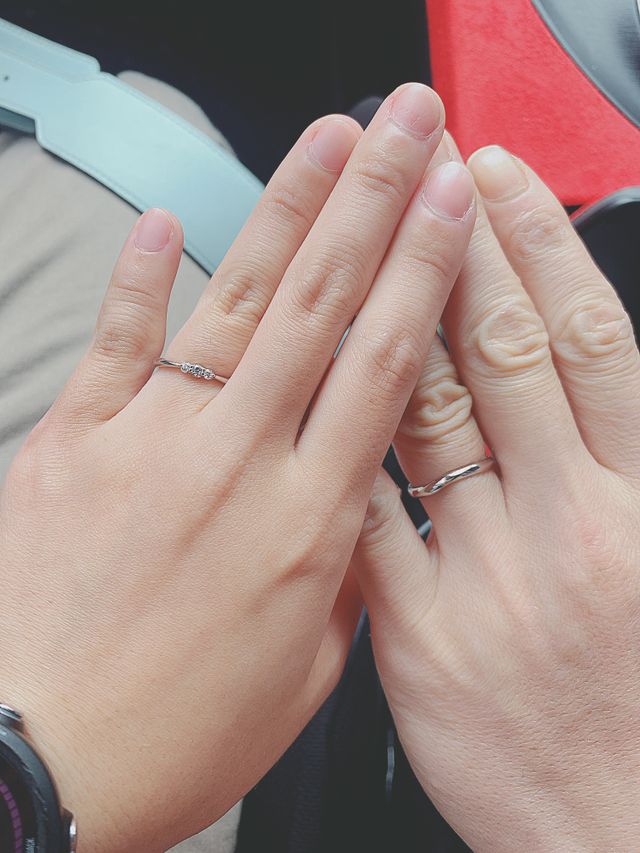 受取りした日にワクワク撮影した写真