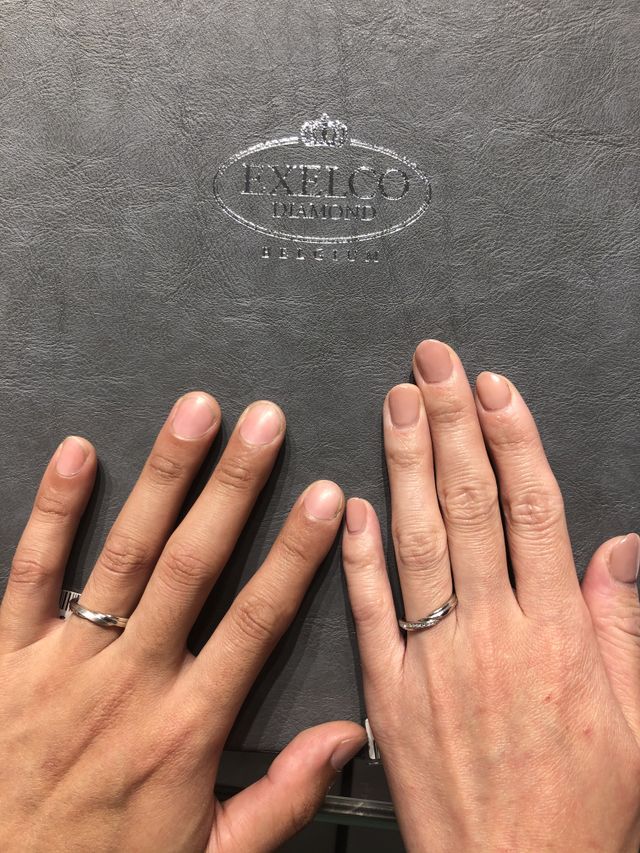 2人で選んだ指輪