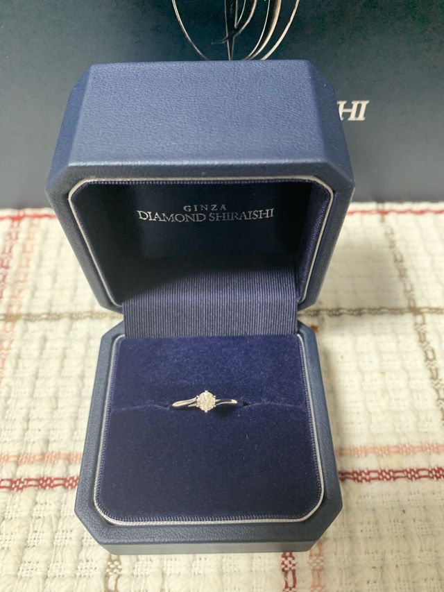 0.27ctのダイヤです、この輝く高級感がたまりません